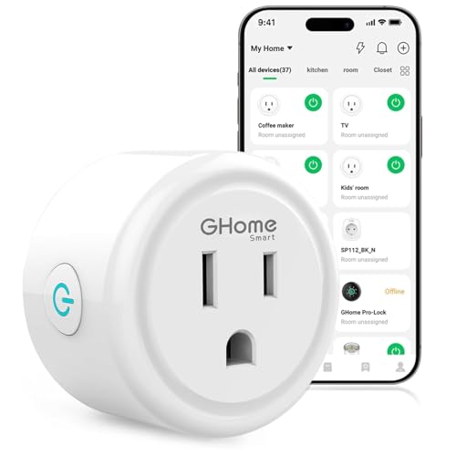 GHome Smart WiFi Plug with Alexa, Google Home & Timer