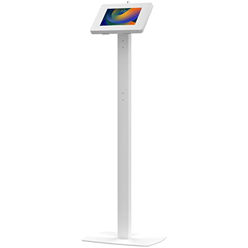 Thin Floor Stand – CTA Tall Standing 360 Degree Kiosk Display Tablet Holder with Charger Access & Lock