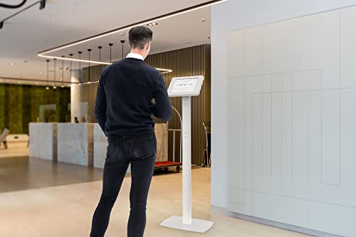 Thin Floor Stand – CTA Tall Standing 360 Degree Kiosk Display Tablet Holder with Charger Access & Lock