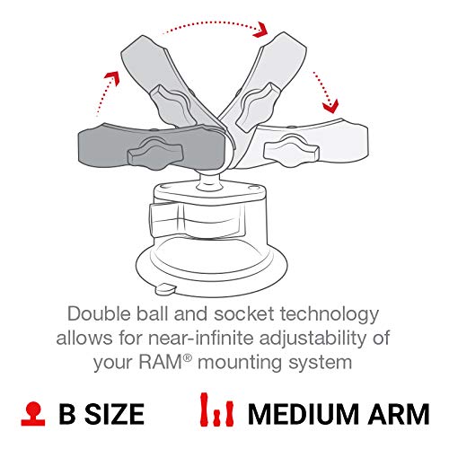 RAM MOUNTS X-Grip Tablet Mount for 7"-8" Tablets with Medium Arm