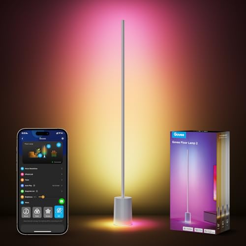 Govee RGBIC Smart Floor Lamp with 64+ Scenes & Music Sync