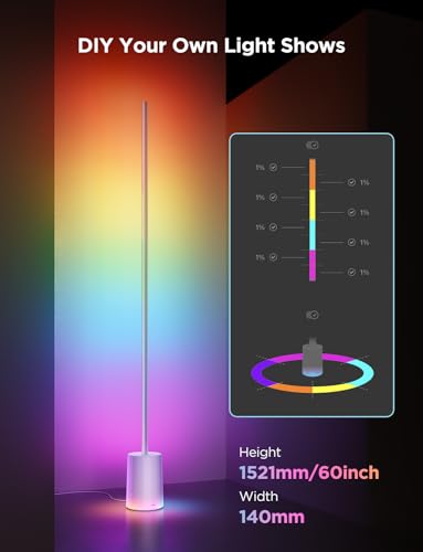Govee RGBIC Smart Floor Lamp with 64+ Scenes & Music Sync