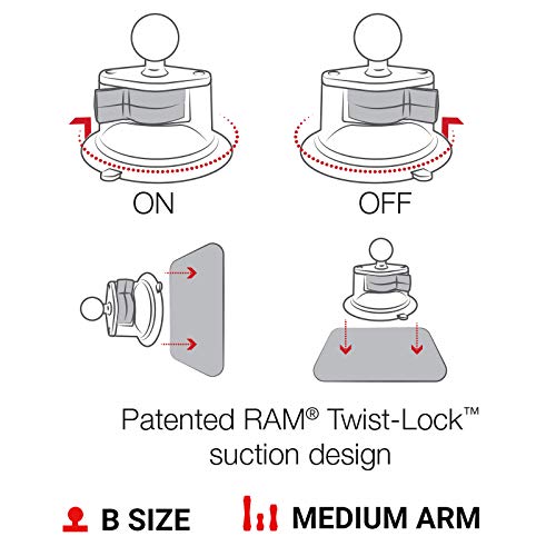 RAM MOUNTS X-Grip Tablet Mount for 7"-8" Tablets with Medium Arm