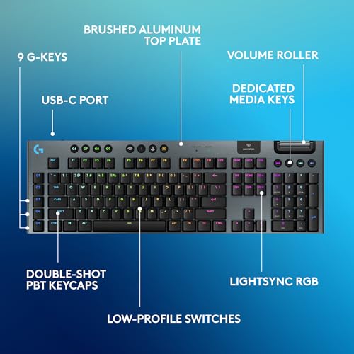 Logitech G915 X Lightspeed Low-Profile Wireless Gaming Keyboard