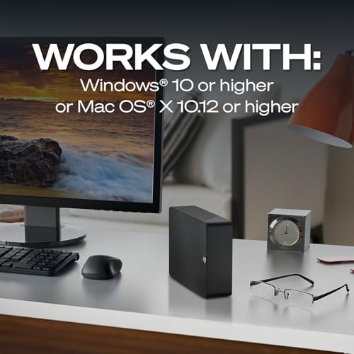 Seagate Expansion 10TB External Hard Drive HDD - USB 3.0, with Rescue Data Recovery Services (STKP10000402)