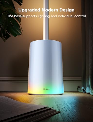 Govee RGBIC Floor Lamp, LED Floor Lamp with 64+ Scenes, DIY Mode, Music Sync, 1700 Lumens Modern Lamp