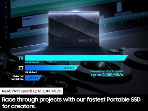 Samsung T9 Portable SSD for High-Speed External Storage