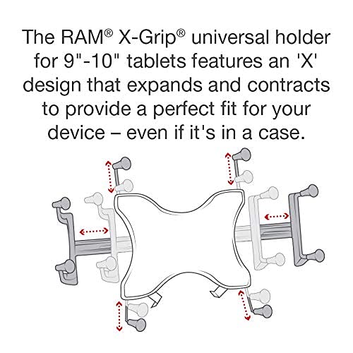RAM MOUNTS X-Grip Universal Holder for Tablets RAM-HOL-UN9U