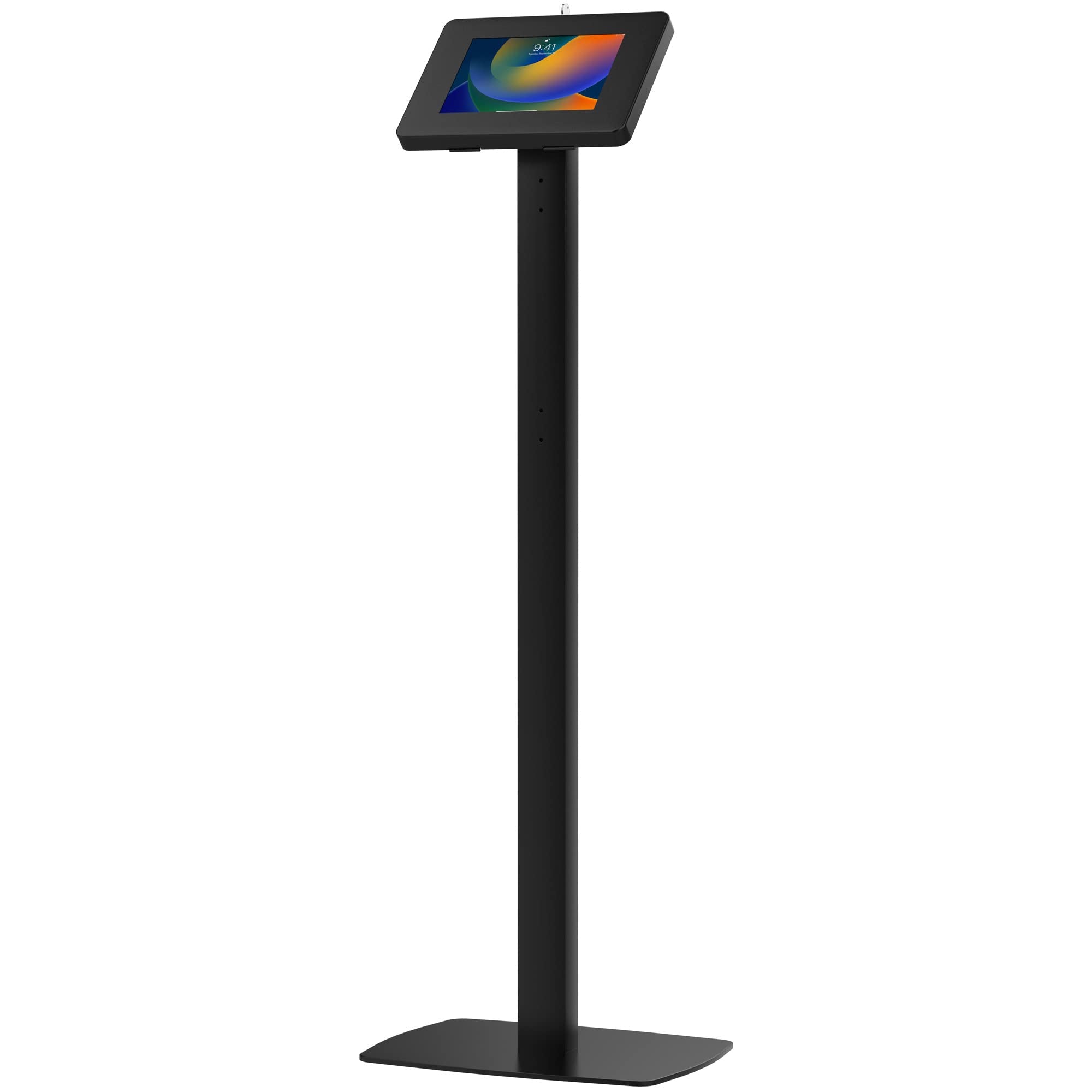 Thin Floor Stand – CTA Tall Standing 360 Degree Kiosk Display Tablet Holder with Charger Access & Lock
