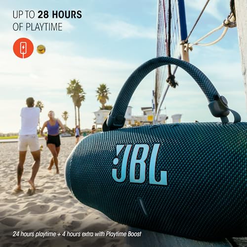 JBL Charge 6 - Portable Waterproof & Drop-Proof Bluetooth Speaker, Bold JBL Pro Sound with AI Sound Boost, 28Hrs of Playtime, Built-in powerbank & Comes with a Sturdy/Removable Carrying Strap (Black)