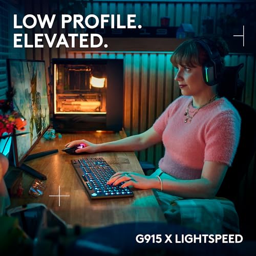 Logitech G915 X Lightspeed Low-Profile Wireless Gaming Keyboard