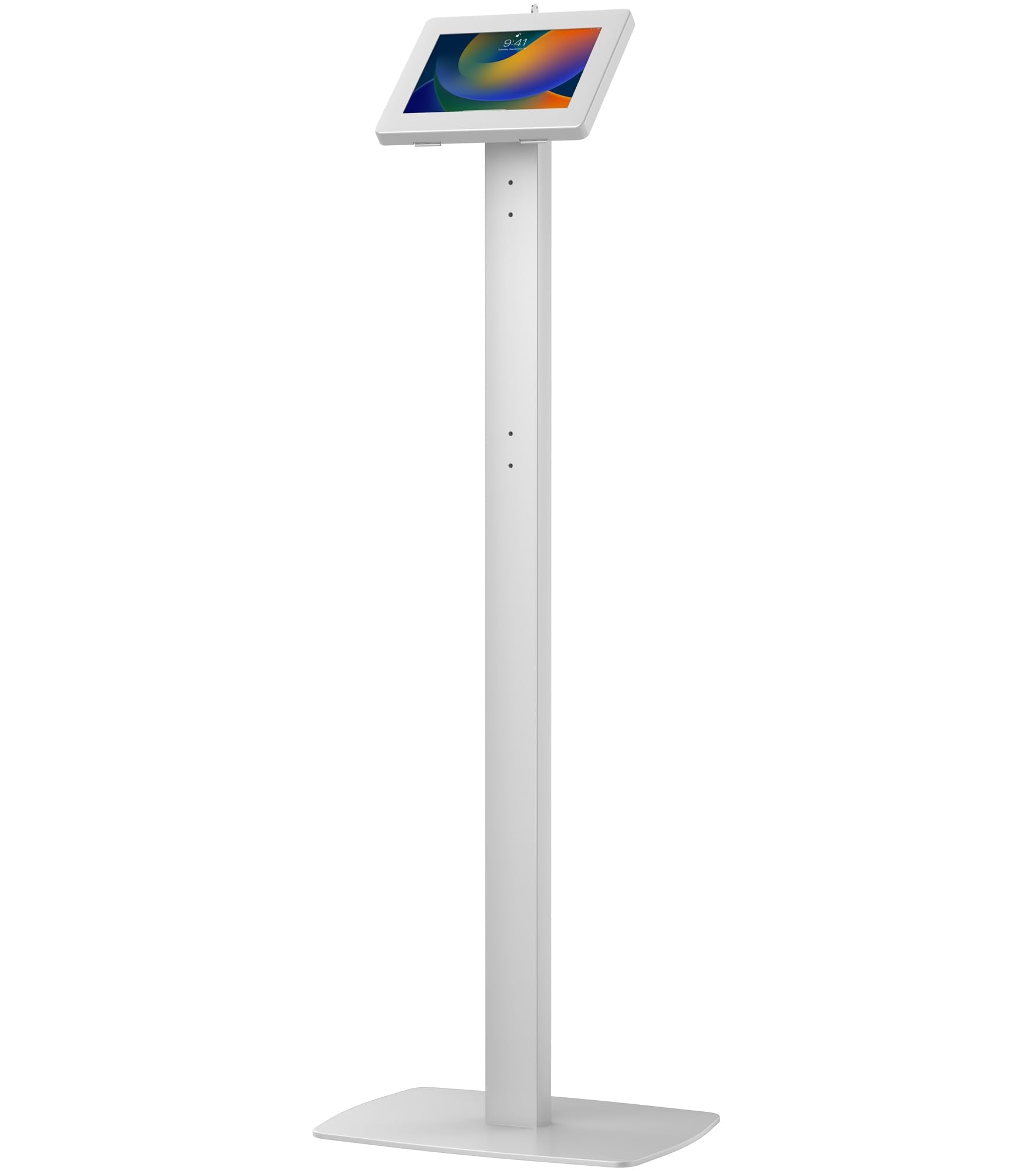 Thin Floor Stand – CTA Tall Standing 360 Degree Kiosk Display Tablet Holder with Charger Access & Lock