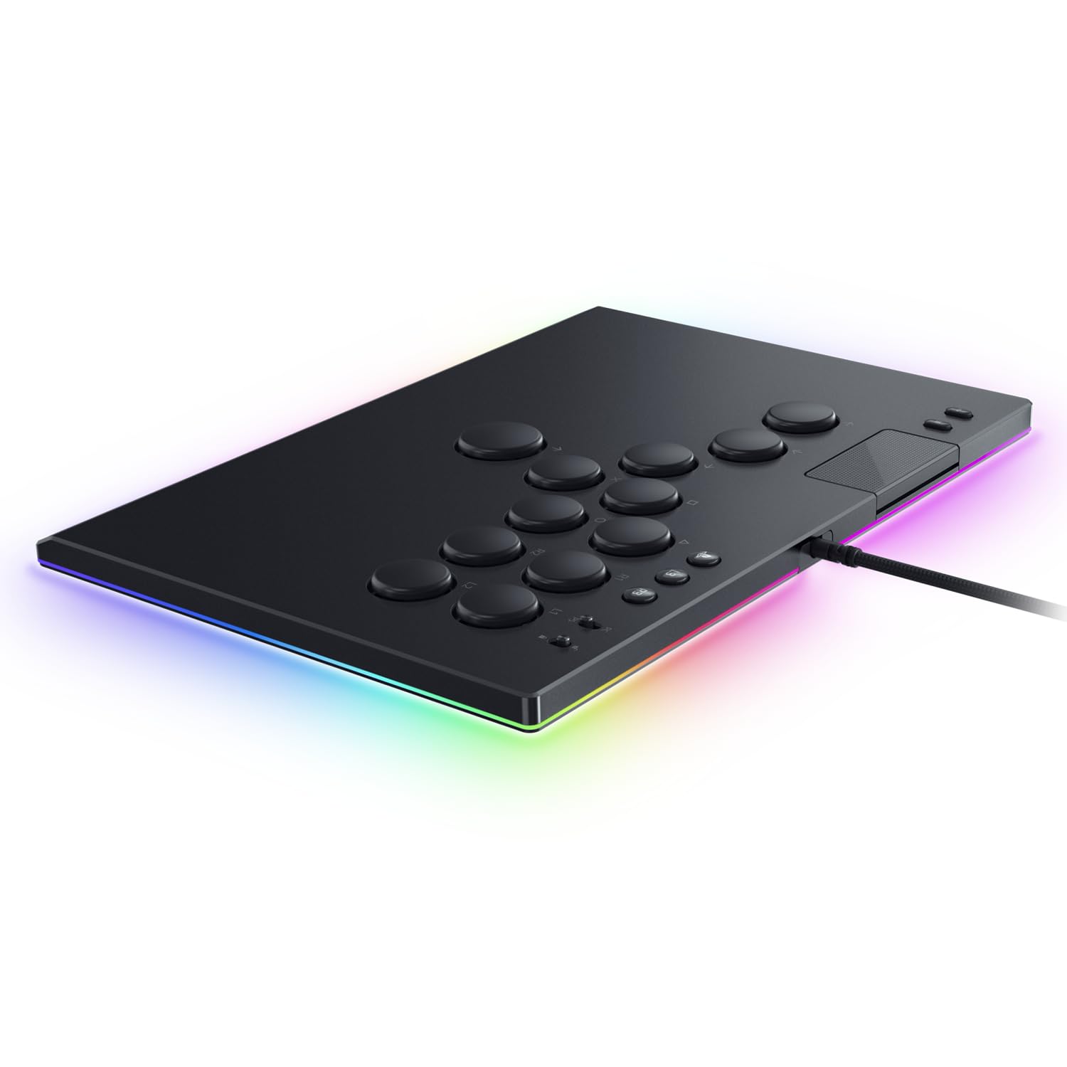 Razer Kitsune - All-Button Optical Arcade Controller for PS5 and PC (Precise Quad Movement Button Layout, Razer Low-profile Linear Optical Switches, Slim, Portable Form Factor) Black