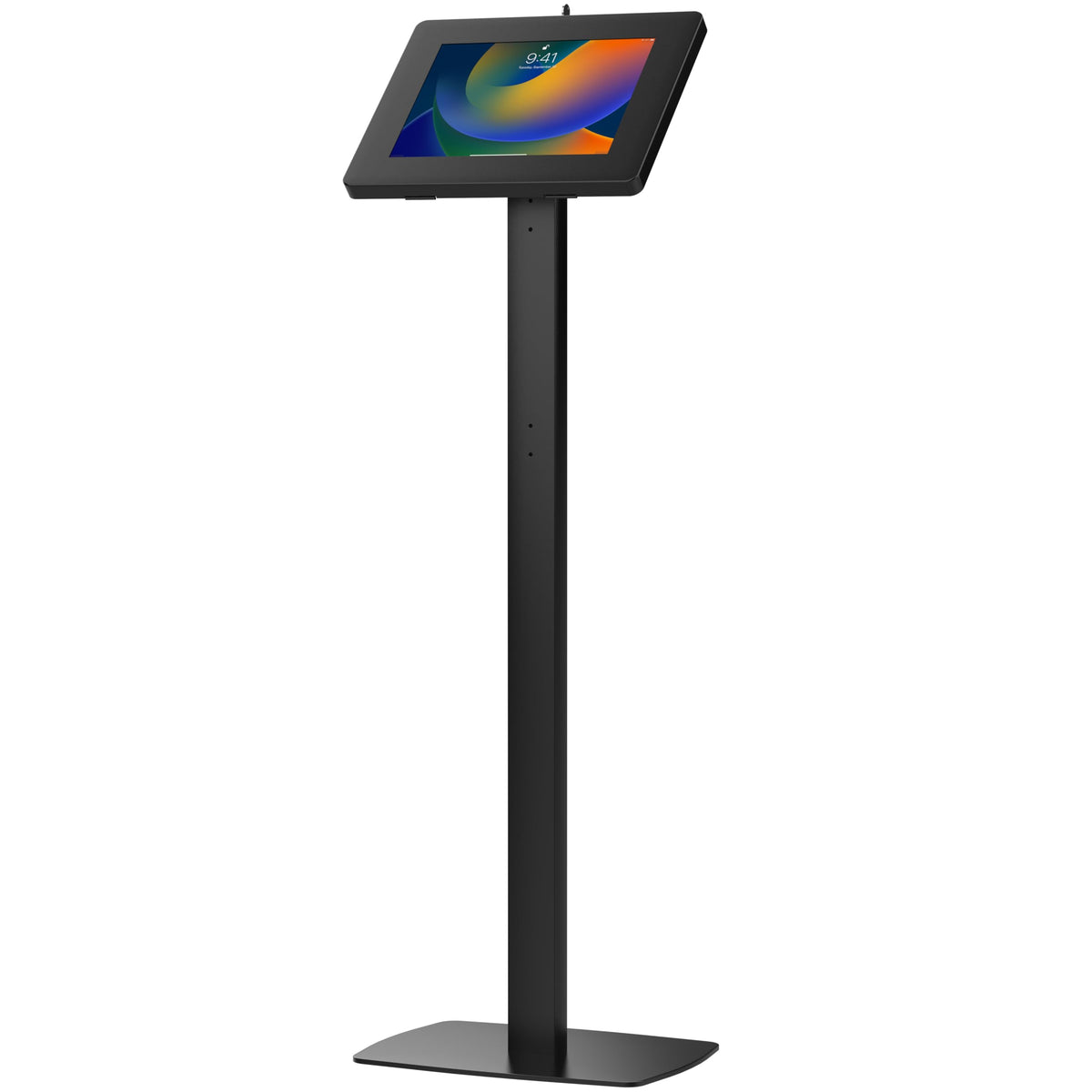 Thin Floor Stand – CTA Tall Standing 360 Degree Kiosk Display Tablet Holder with Charger Access & Lock