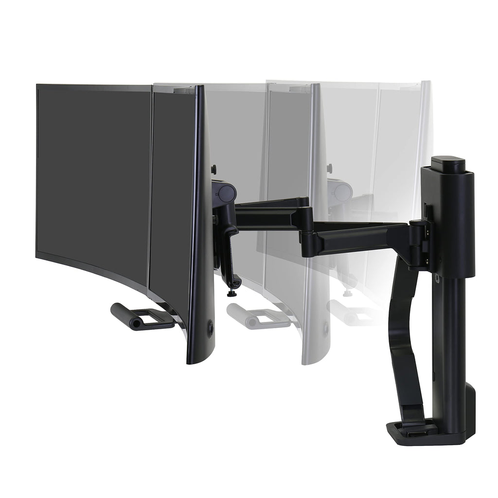 Ergotron – Trace™ Dual Monitor Arm, VESA Desk Mount