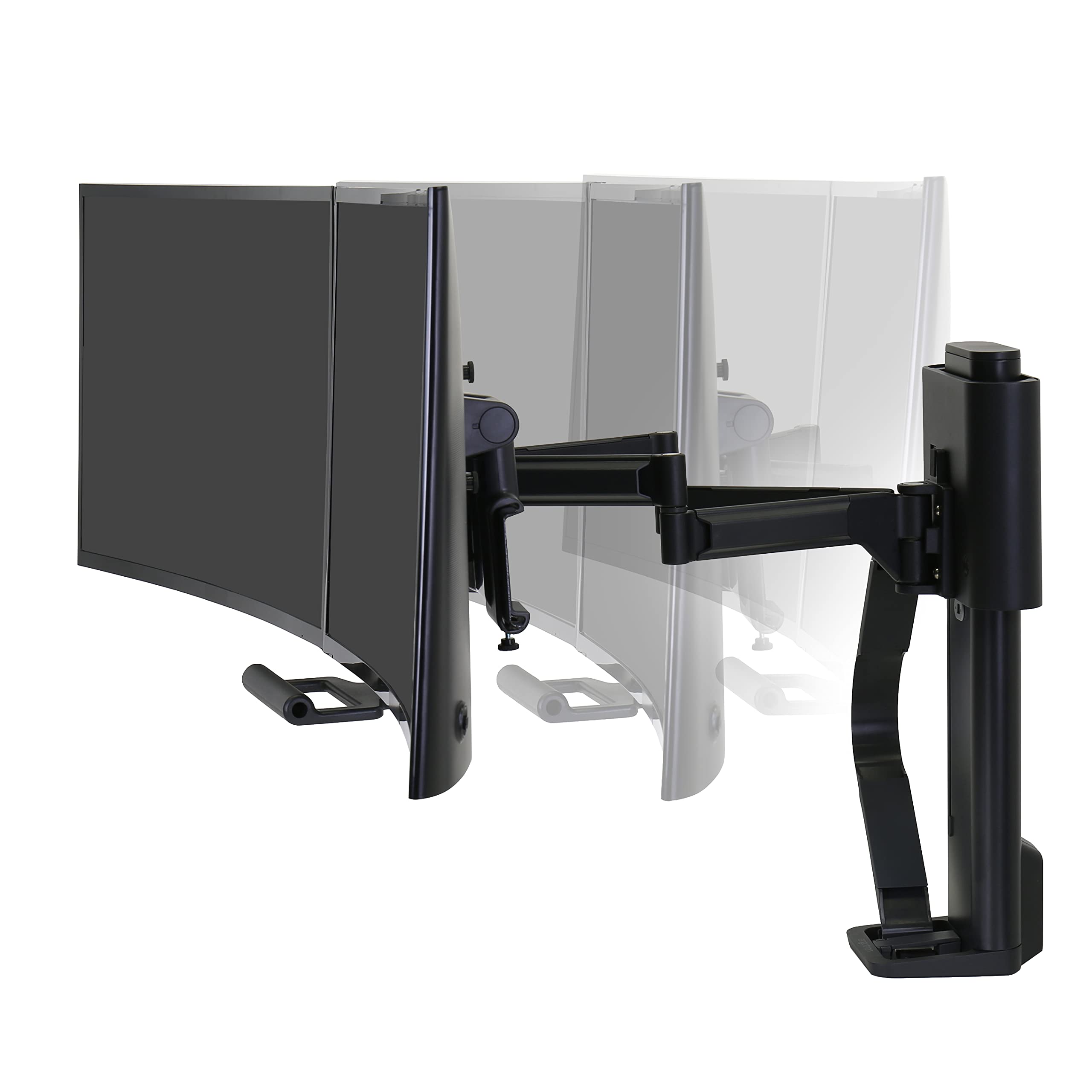 Ergotron – Trace™ Dual Monitor Arm, VESA Desk Mount