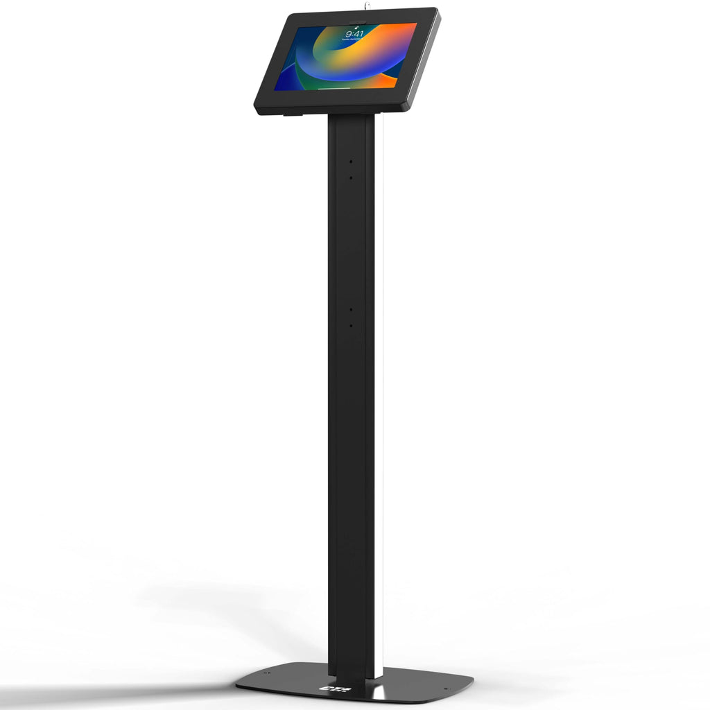 Thin Floor Stand – CTA Tall Standing 360 Degree Kiosk Display Tablet Holder with Charger Access & Lock