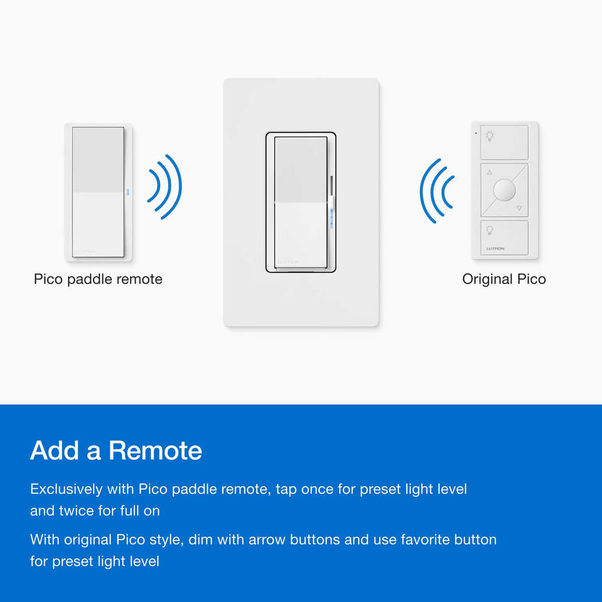 Lutron Caseta Diva Smart Dimmer Switch for LED Lighting