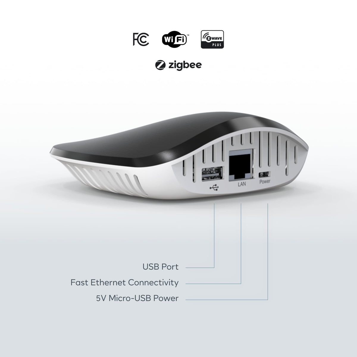 Ezlo Plus Smart Home Hub Kit with Z-Wave Plug & Switch