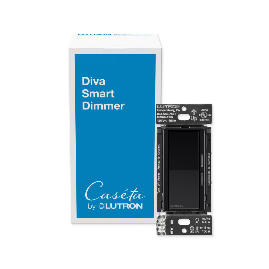 Lutron Caseta Diva Smart Dimmer Switch for LED Lighting