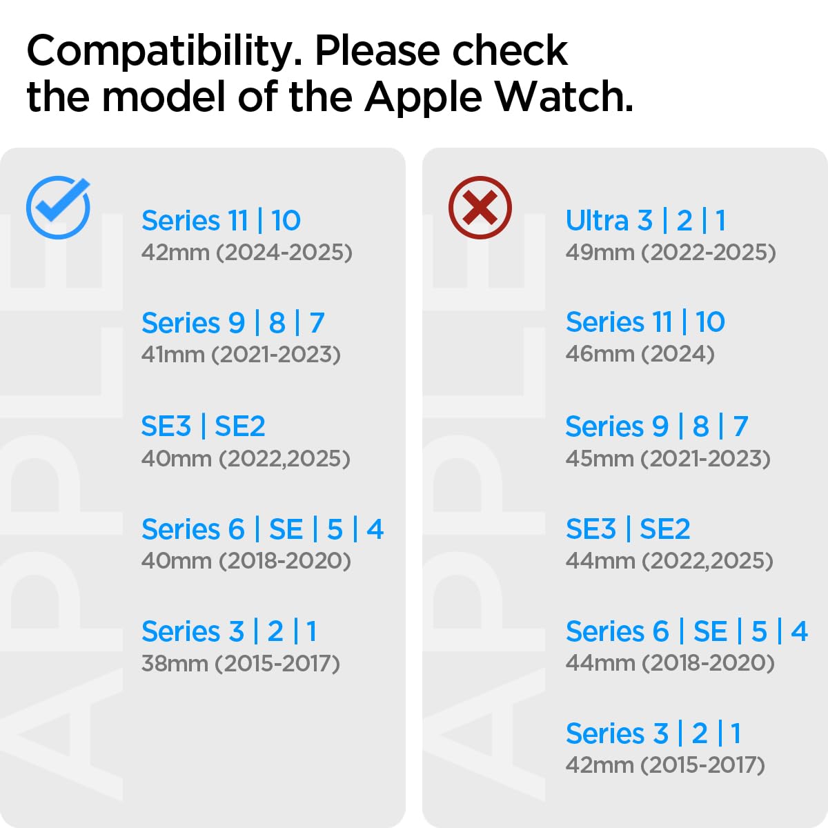 Spigen Modern Fit 316L for Apple Watch Band, Stainless Steel Strap