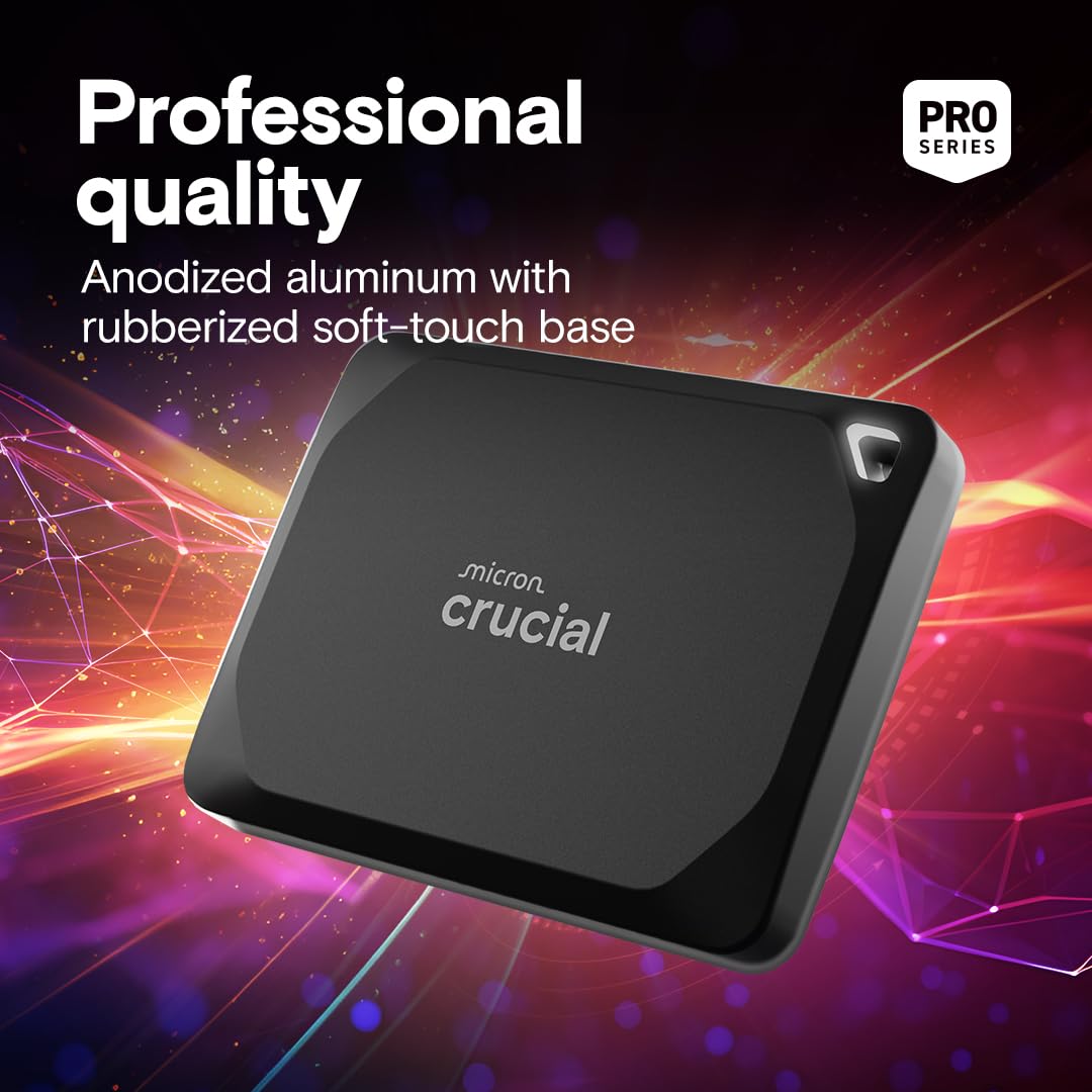 Crucial X10 4TB High-Speed Portable External SSD