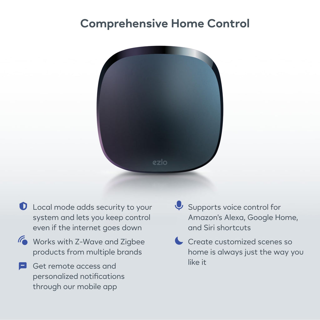 Ezlo Plus Smart Home Hub Kit with Z-Wave Plug & Switch
