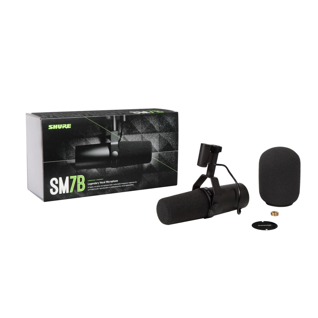 Shure SM7B Dynamic XLR Microphone for Podcasting & Recording