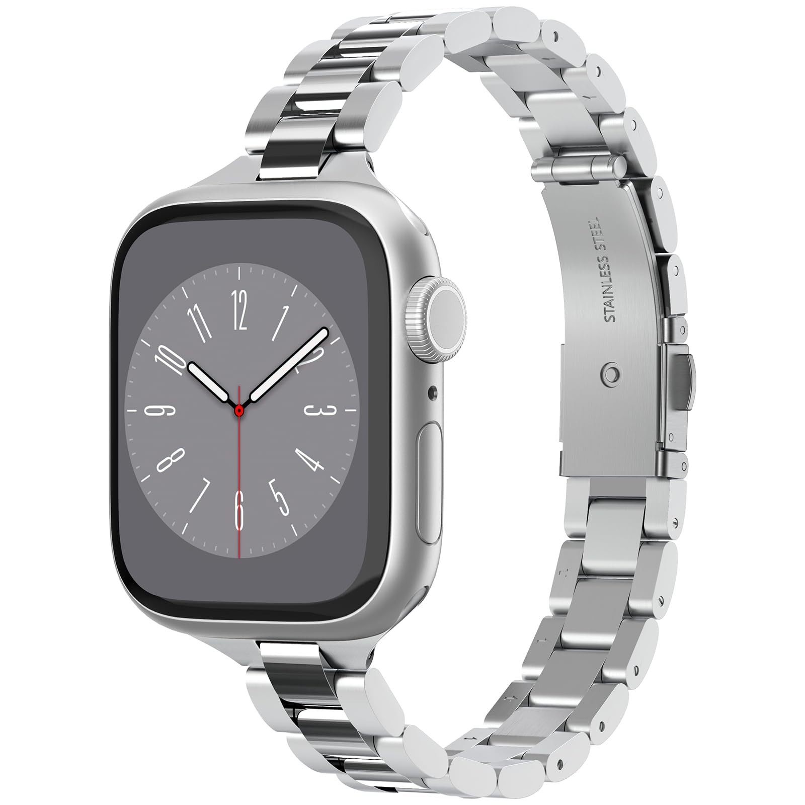 Spigen Modern Fit 316L for Apple Watch Band, Stainless Steel Strap