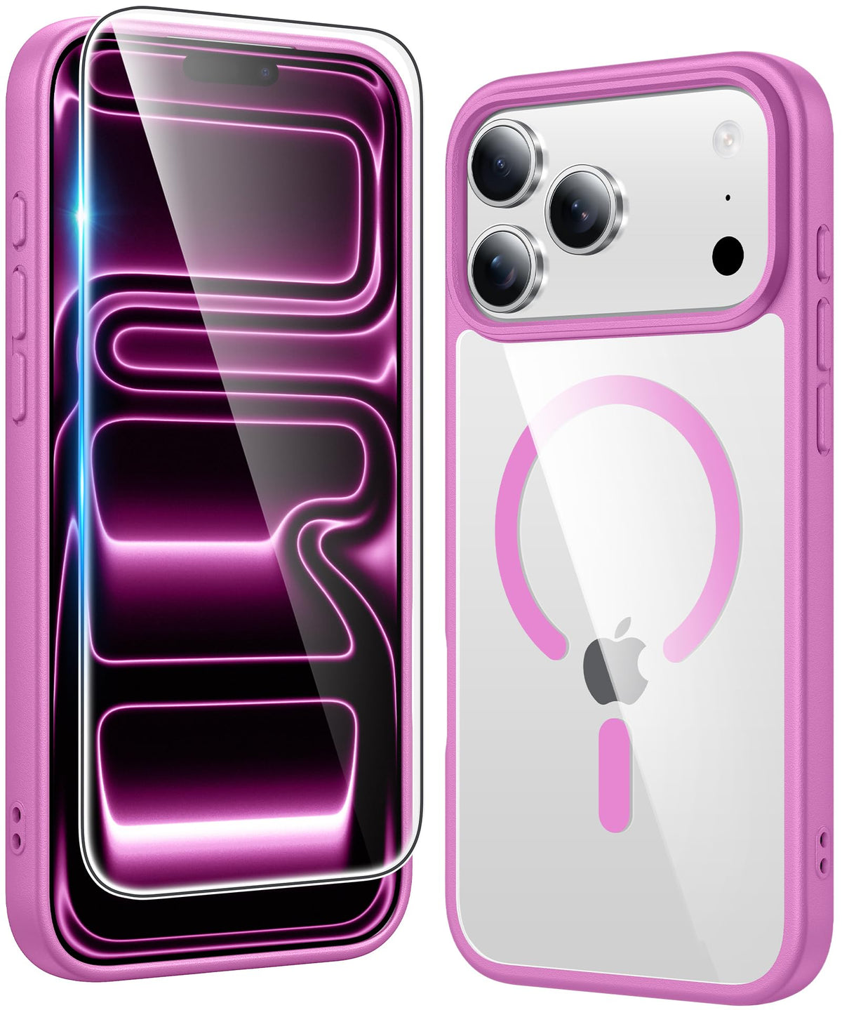 FNTCASE for iPhone Case Clear Magnetic Compatible with Magsafe