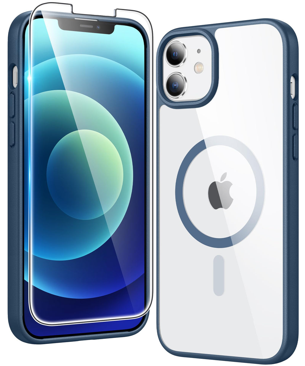 FNTCASE for iPhone Case Clear Magnetic Compatible with Magsafe
