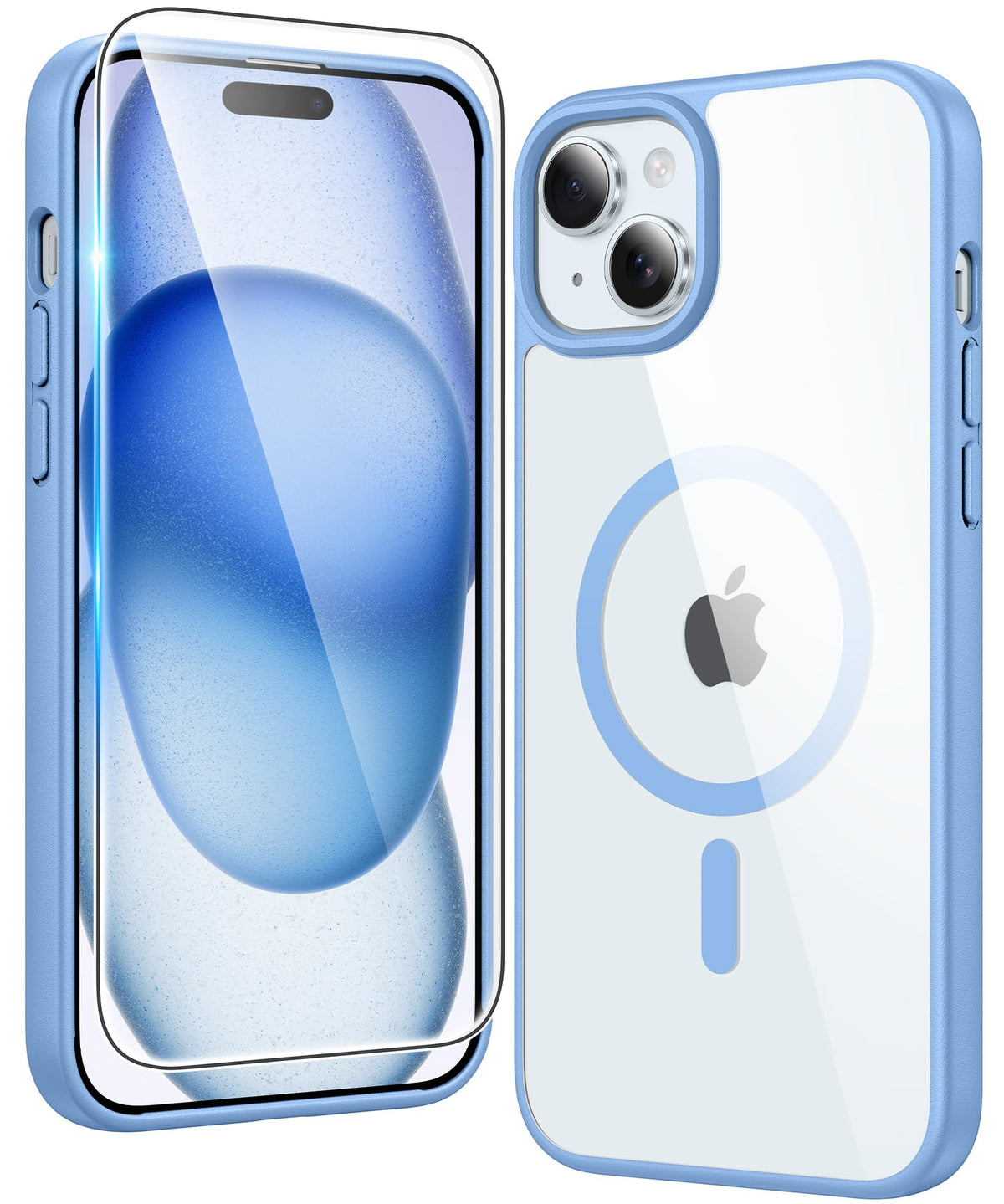 FNTCASE for iPhone Case Clear Magnetic Compatible with Magsafe