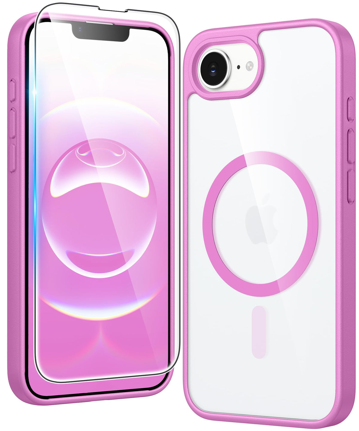 FNTCASE for iPhone Case Clear Magnetic Compatible with Magsafe