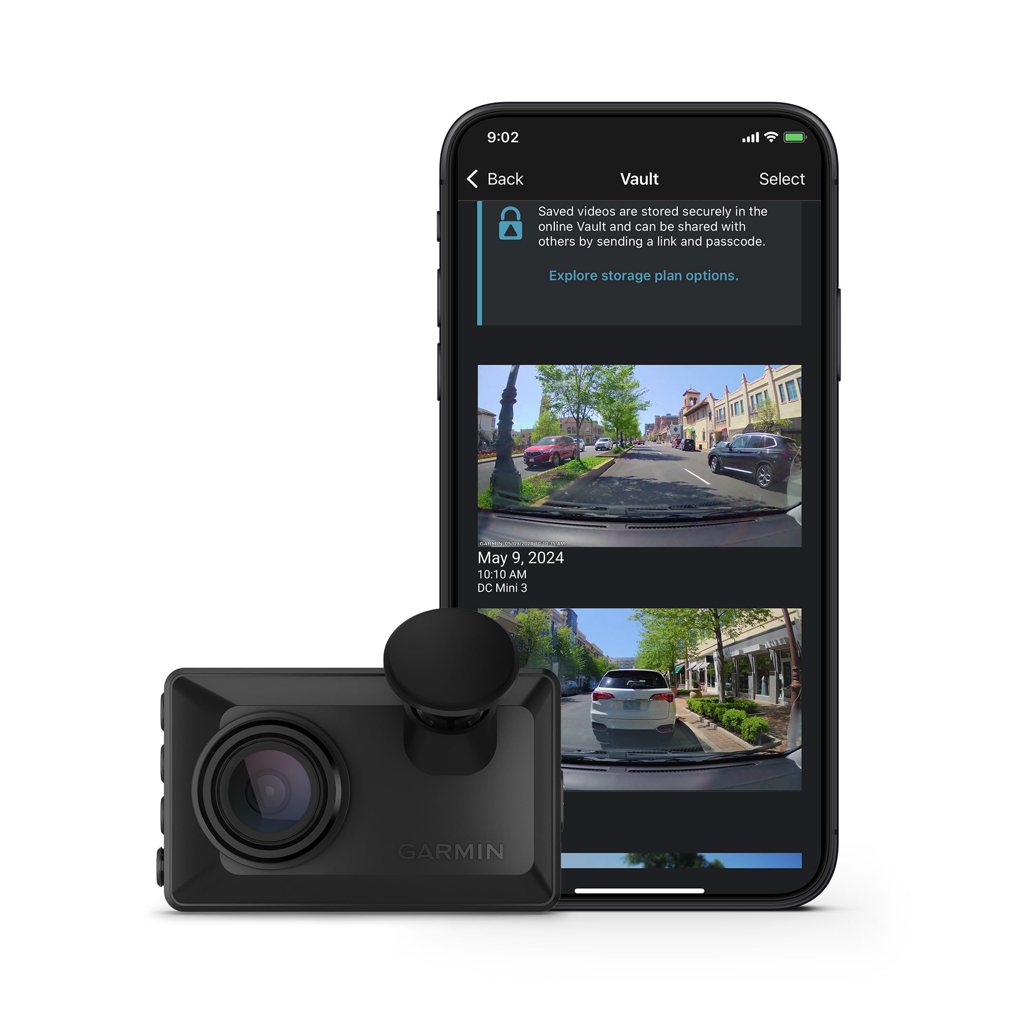 Garmin Compact Dash Camera for Everyday Driving