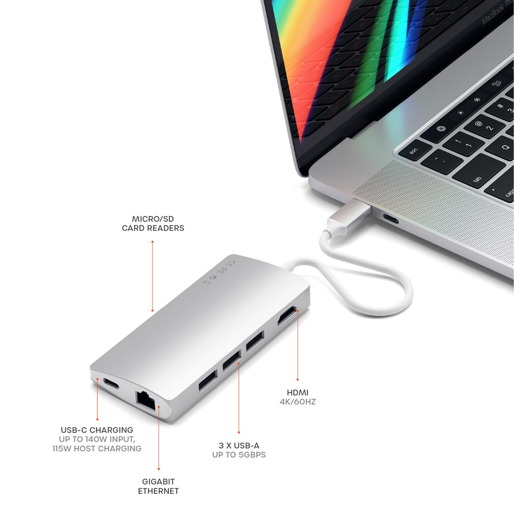 Satechi USB C Hub Multiport Adapter