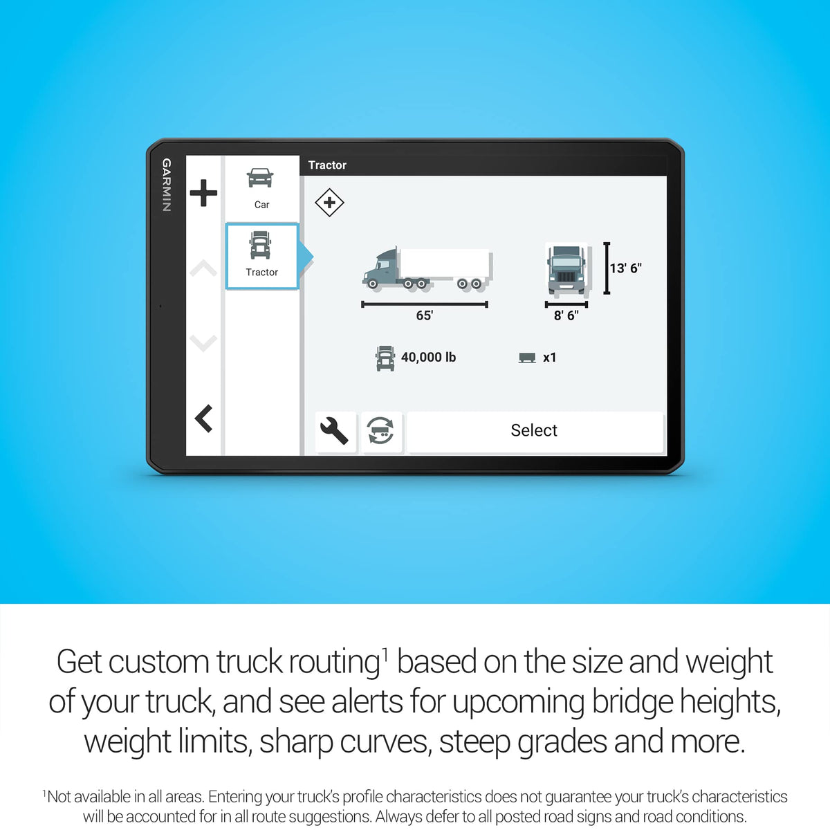Garmin dēzl OTR1010 10-Inch GPS Truck Navigator