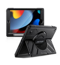 Dexnor for iPad 11th&9th&MINI 7 Cases, Rugged Protective Case with 360° Rotating Hand Strap & Large Steady Stand & Screen Protector & Pencil Holder Shockproof Full-Body Bumper Cover