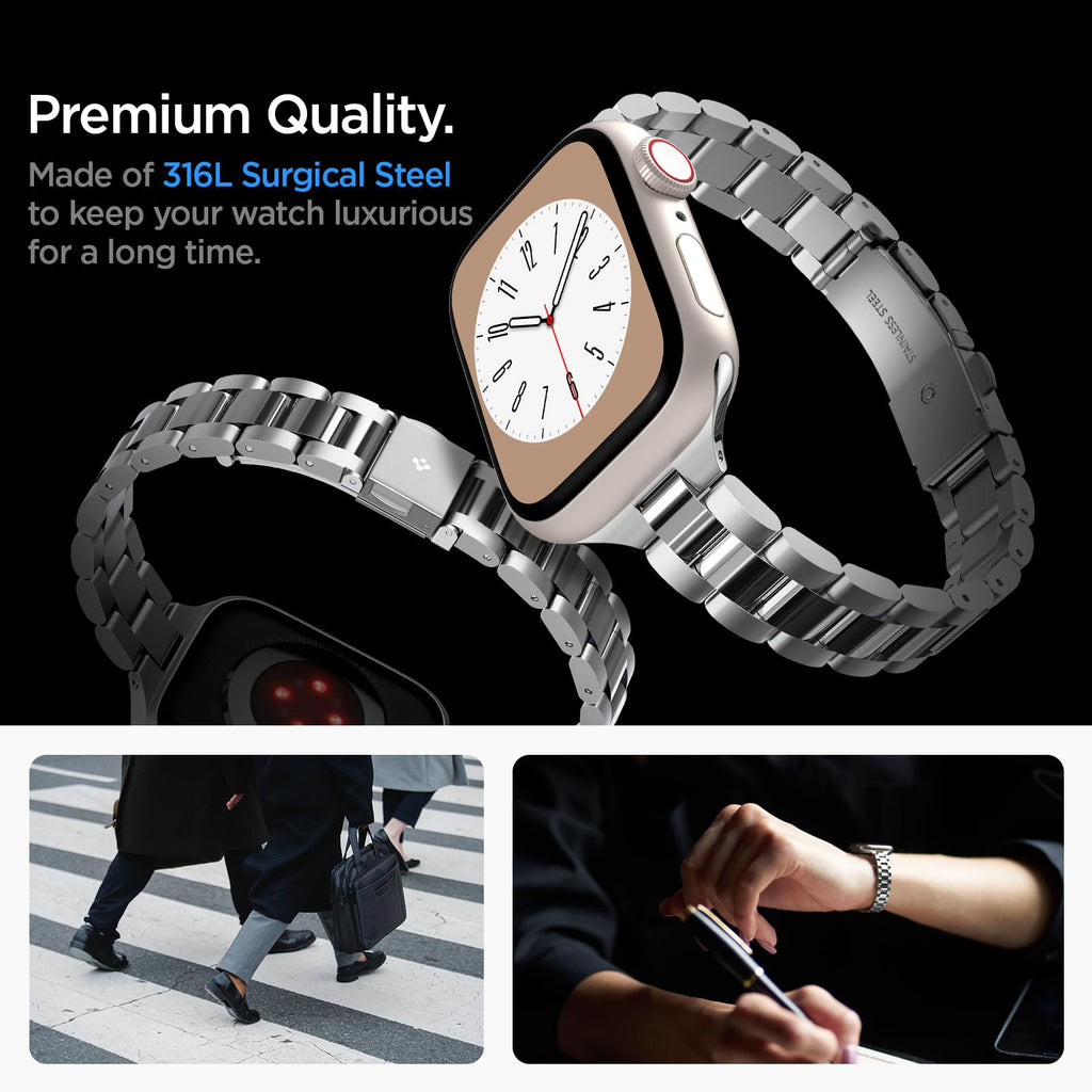 Spigen Modern Fit 316L Stainless Steel Apple Watch Band