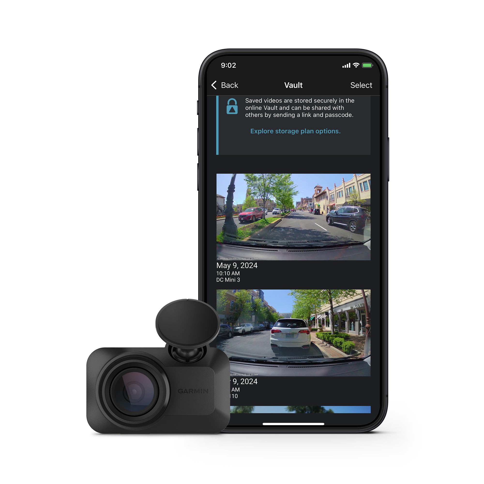 Garmin Compact Dash Camera for Everyday Driving