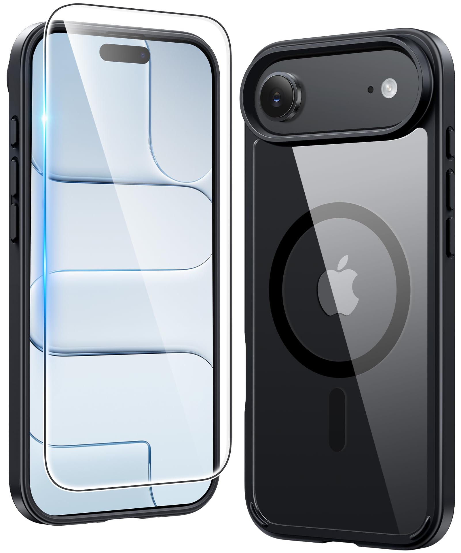 FNTCASE for iPhone Case Clear Magnetic Compatible with Magsafe