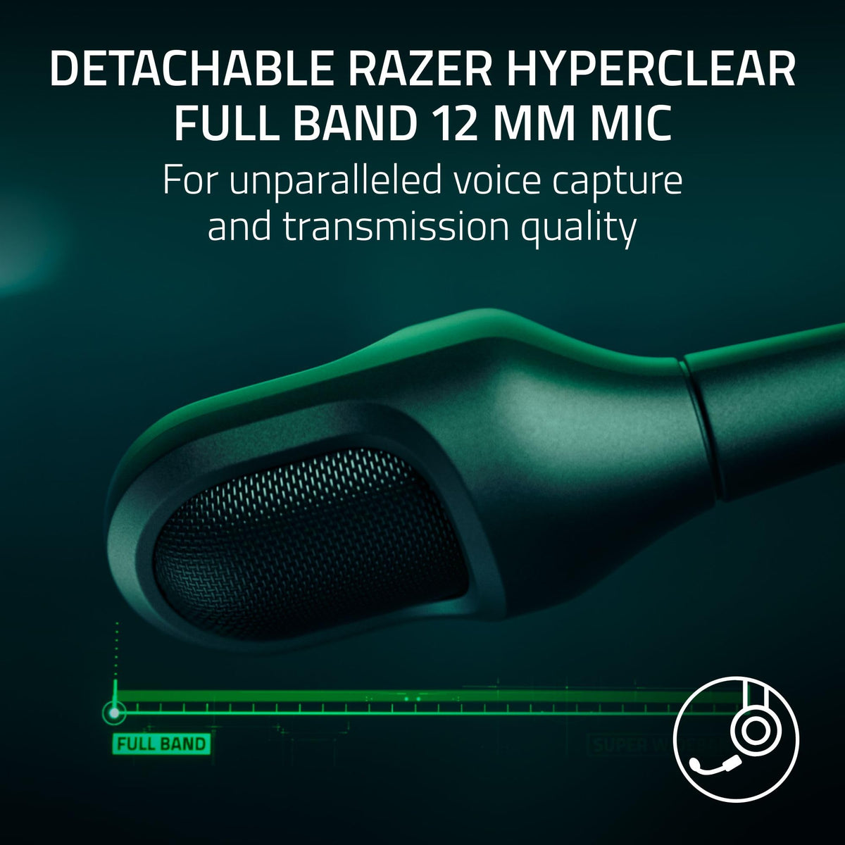 Razer BlackShark V3 Pro Wireless ANC Gaming Headset for PC: Full Band Mic - 50mm Drivers - 2.4 GHz, Bluetooth, USB, 3.5mm - Works with Mac, PS5, Nintendo Switch, Smartphone - 70 Hr Battery - White