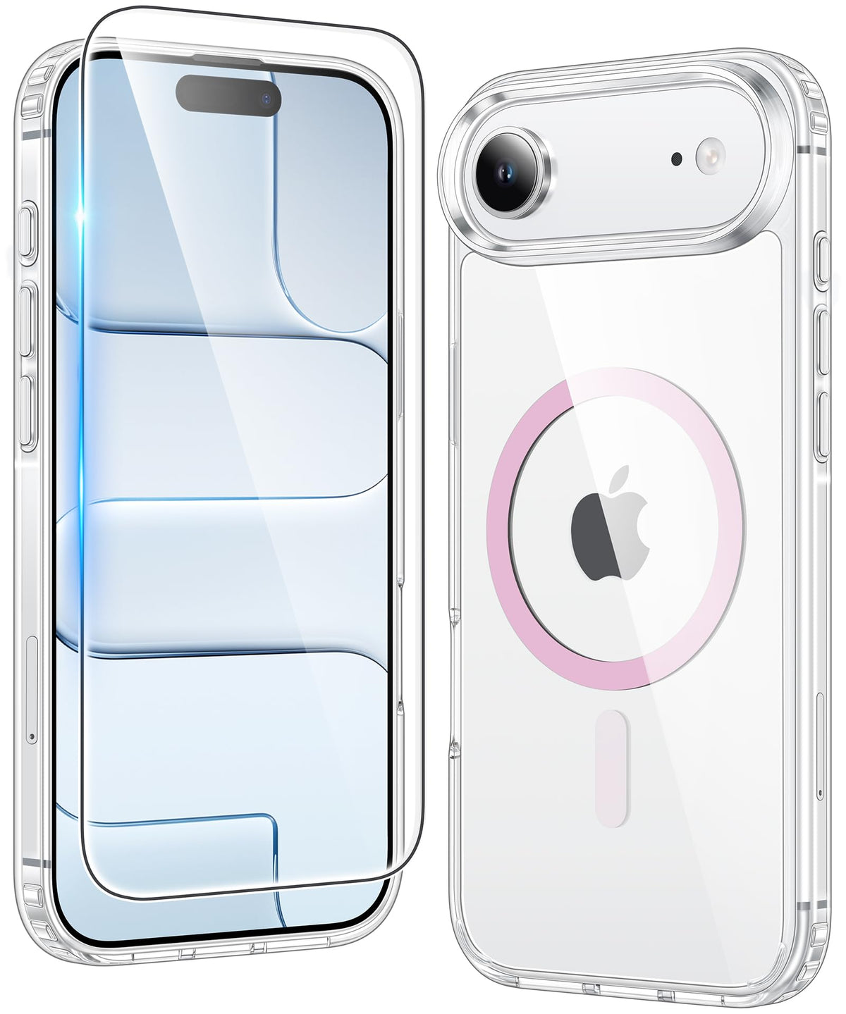FNTCASE for iPhone Case Clear Magnetic Compatible with Magsafe