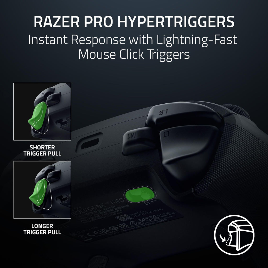 Razer Wolverine V3 Pro Wireless Gaming Controller: Licensed for Xbox Series X|S, Xbox One, Windows PC - 6 Remappable Buttons