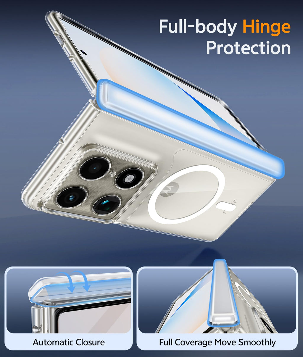 FNTCASE for iPhone Case Clear Magnetic Compatible with Magsafe