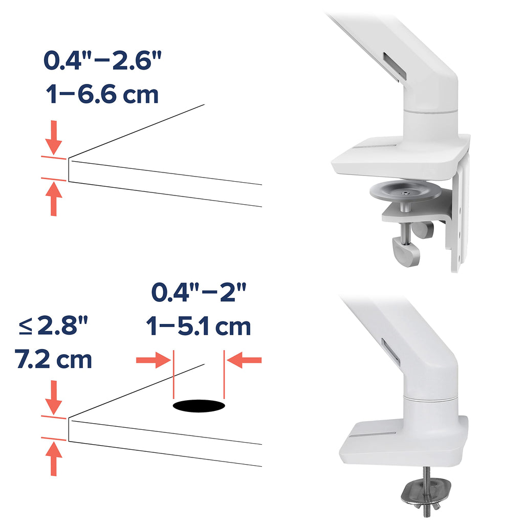 Ergotron – HX Dual Monitor Arm, VESA Desk Mount