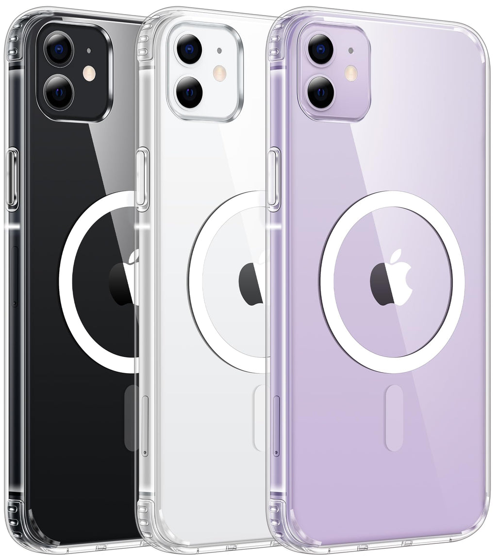 FNTCASE for iPhone Case Clear Magnetic Compatible with Magsafe