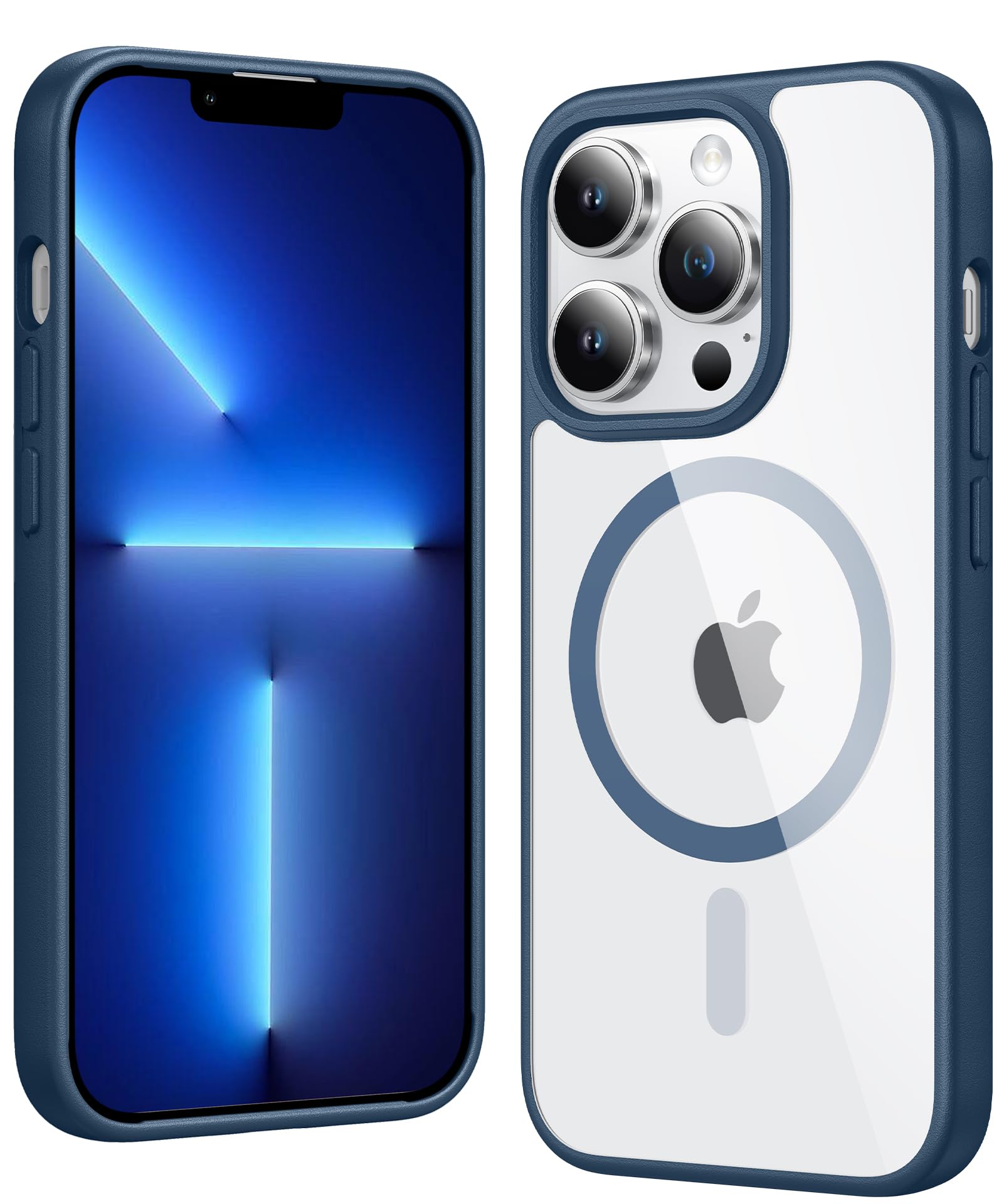 FNTCASE for iPhone Case Clear Magnetic Compatible with Magsafe