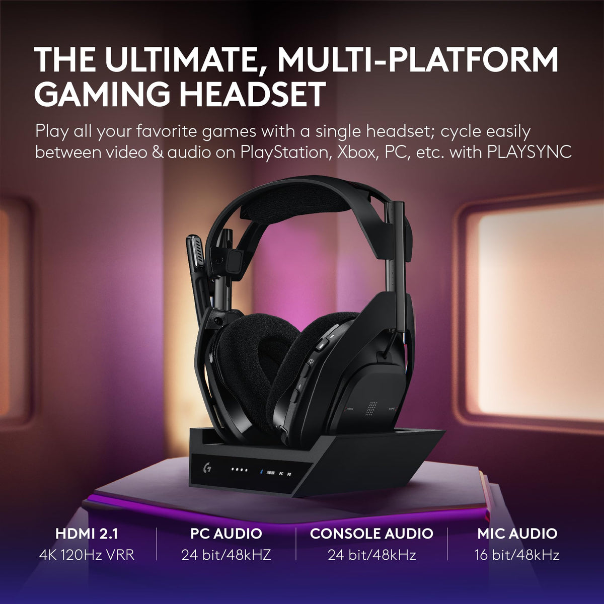 Logitech G Astro A50 X Omni-Platform Wireless Gaming Headset + Base Station