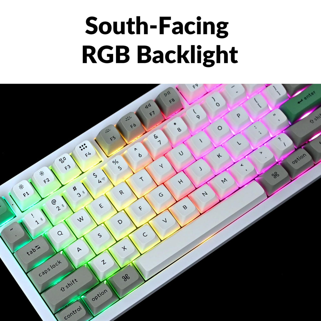 Keychron Q1 Max Swappable RGB Backlight Knob Version - White