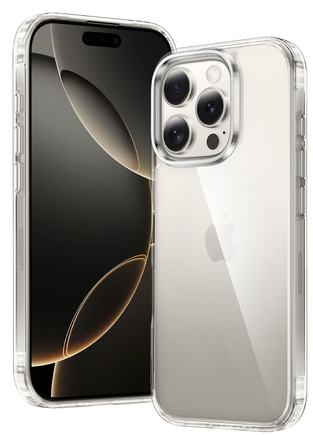 FNTCASE for iPhone Case Clear Magnetic Compatible with Magsafe